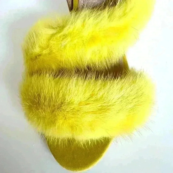 Barneys New York Yellow Leather Sandals size 42 - Picture 10 of 17